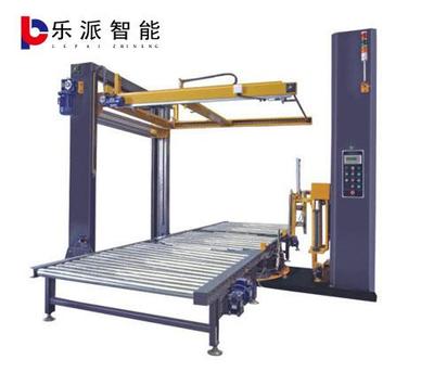 LP56+LP30托盘在线缠绕机 +抽出覆顶机